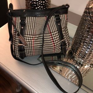 Chaps Black Crossbody Bag.